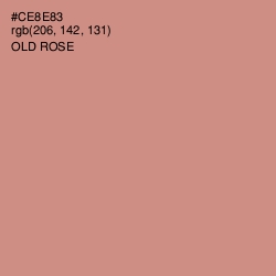 #CE8E83 - Old Rose Color Image